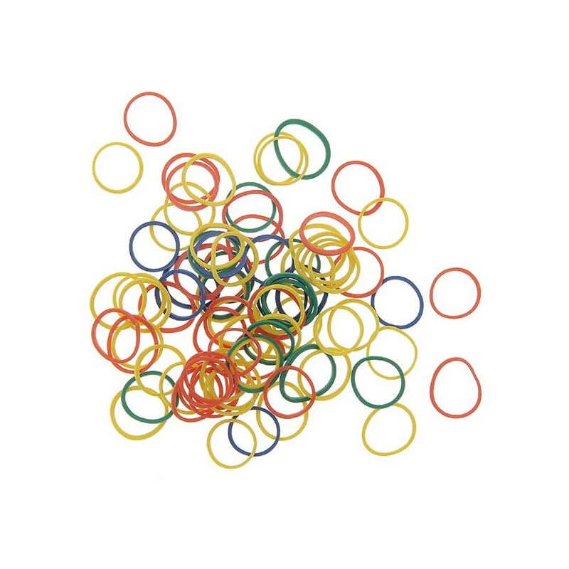 Elastiques 16mm x400 Multicolore