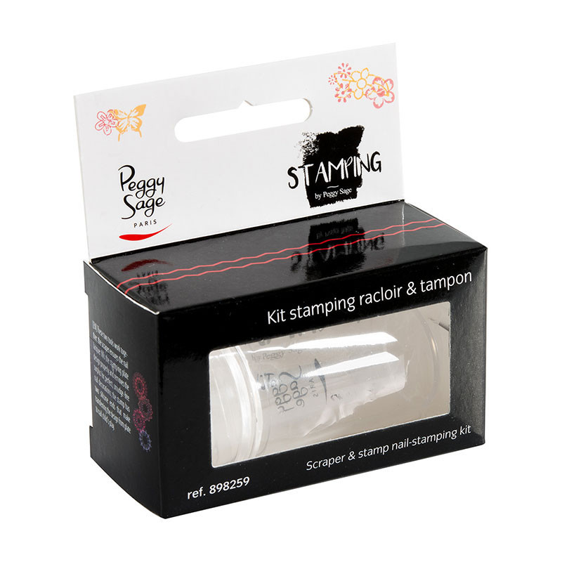 Kit racloir & tampon Stamping transparent Kit racloir & tampon Stamping transparent