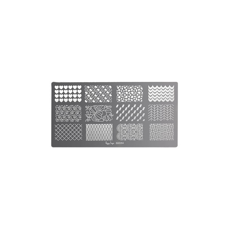 Plaque de stamping nail art Sea Plaque de stamping nail art Sea