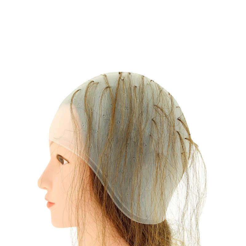 Bonnet à mèches en silicone pré-percé Bonnet à mèches en silicone pré-percé