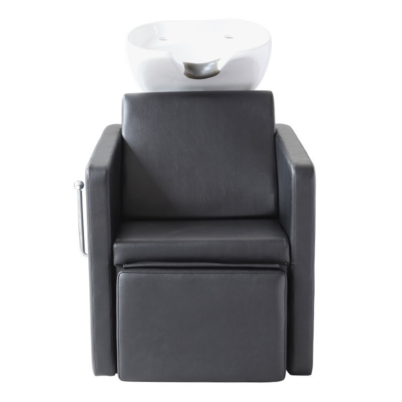 Bac de lavage accoudoirs carrés avec repose jambes ajustable 64x62x83 cm Bac de lavage accoudoirs carrés avec repose jambes ajustable 64x62x83 cm