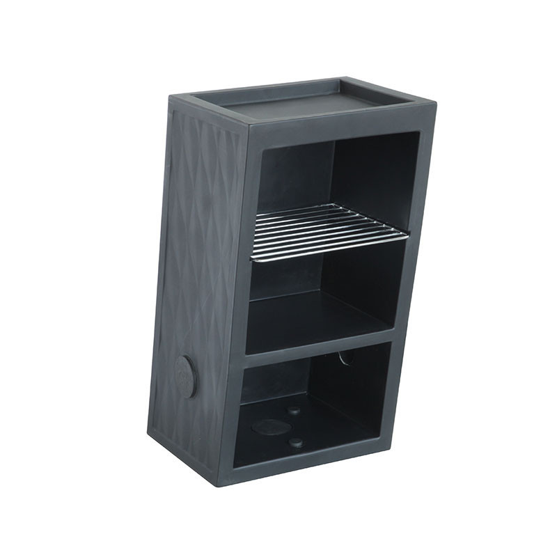 Meuble intercalaire pour bac de lavage Noir Meuble intercalaire pour bac de lavage Noir