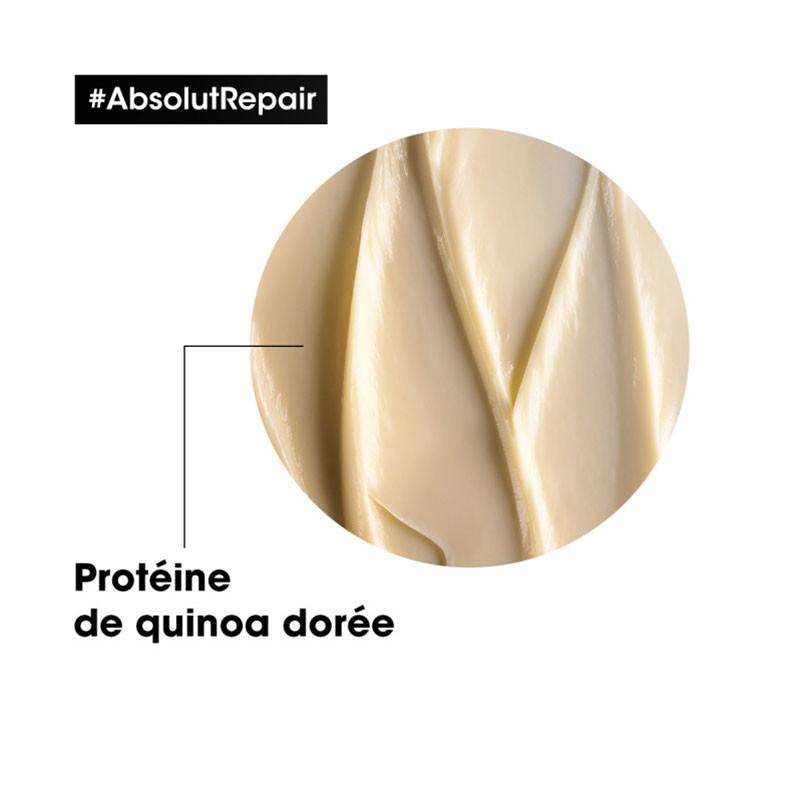 Masque Golden à la protéine de quinoa doré restructurant Masque Golden à la protéine de quinoa doré restructurant