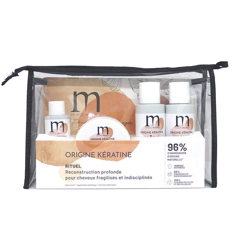 Trousse découverte rituel Origine Kératine Trousse découverte rituel Origine Kératine