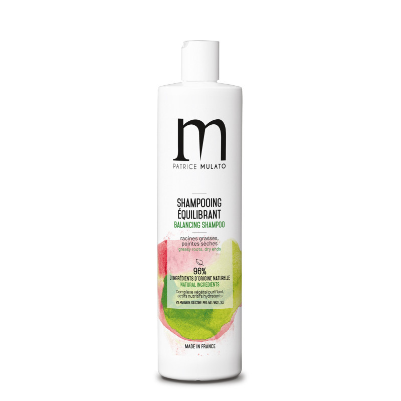 Shampooing équilibrant Traitant racines grasses pointes sèches Shampooing équilibrant Traitant racines grasses pointes sèches