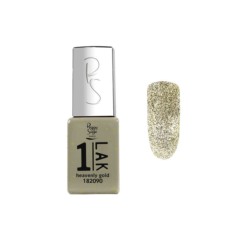 Mini vernis semi-permanent 1-LAK - Heavenly gold Mini vernis semi-permanent 1-LAK - Heavenly gold