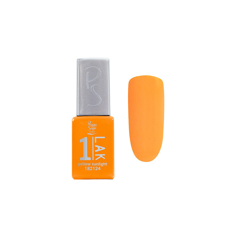 Mini vernis semi-permanent 1-LAK Yellow Sunlight Mini vernis semi-permanent 1-LAK Yellow Sunlight