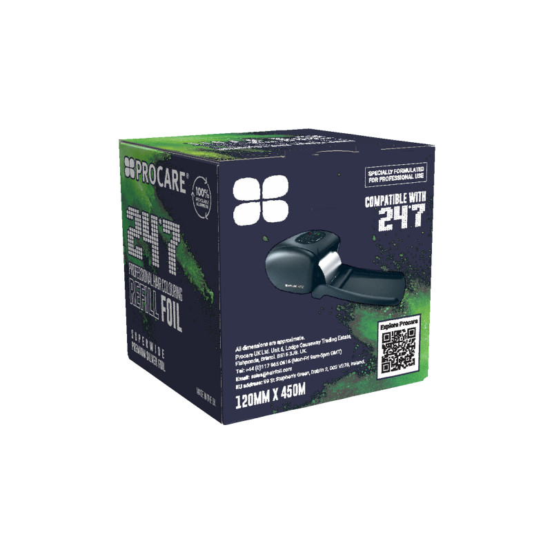 Rouleau d'aluminium 120mm x 450m pour Dispenser foil 24*7 Rouleau d'aluminium 120mm x 450m pour Dispenser foil 24*7