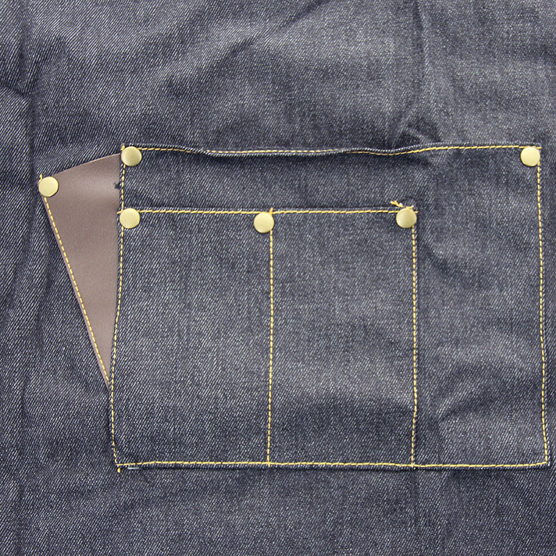 Tablier barber en jean Denim