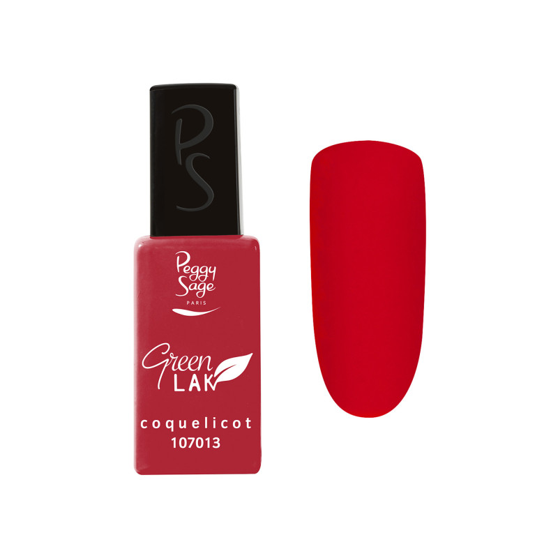 Vernis longue tenue Green LAK - Coquelicot Vernis longue tenue Green LAK - Coquelicot
