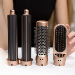 Outil de coiffage 5-en-1 PENTA - embouts interchangeables, coiffures infinies