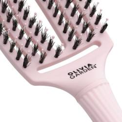 Brosse démêlante FingerBrush Rose pastel taille M