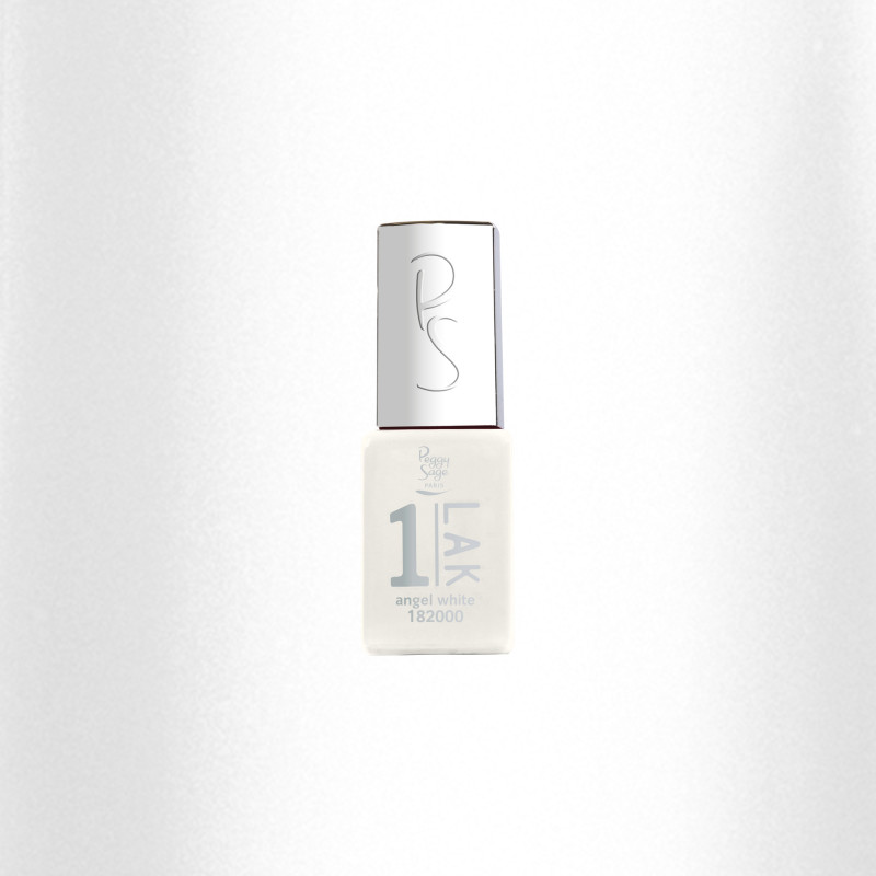 Mini vernis semi-permanent 1-LAK - Angel white