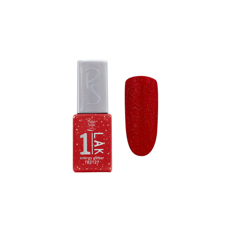 Mini vernis semi-permanent 1-LAK Energy Glitter