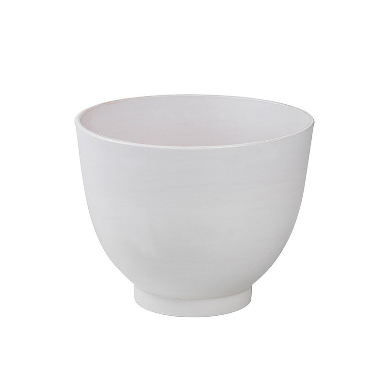 Bol blanc en plastique souple grand modèle