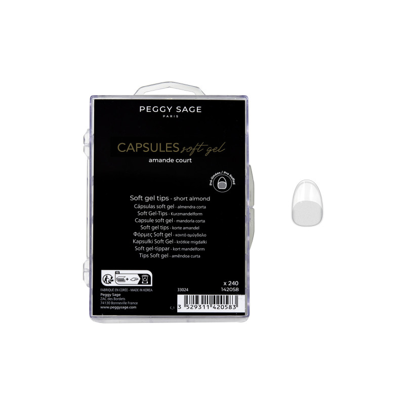 Kit technique américaine - Amande court (base & gloss)