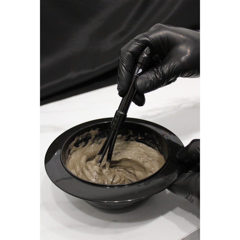 Fouet coloration 3-en-1 en silicone Noir