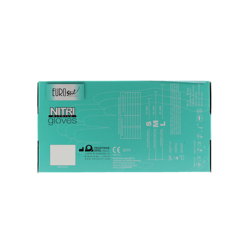 Boite de 100 gants en Nitrile AQL 1.5 Noir - Taille L