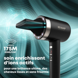 Sèche-cheveux ENIGMA TRI-CARE – brillance, soin LED, séchage rapide