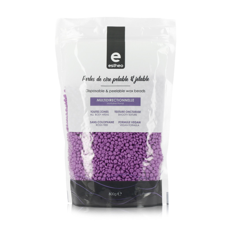 Perles de cire pelable et jetable Multidirectionnelle Lilas
