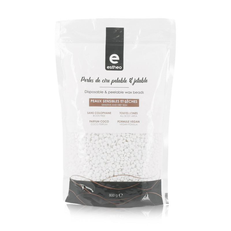 Perles de cire pelable Coco sans colophane - jetable 