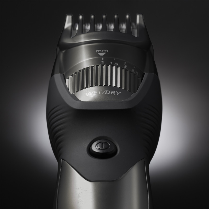 Tondeuse barbe ER-GB44 Noire – coupe précise, usage Wet & Dry, autonomie 60min