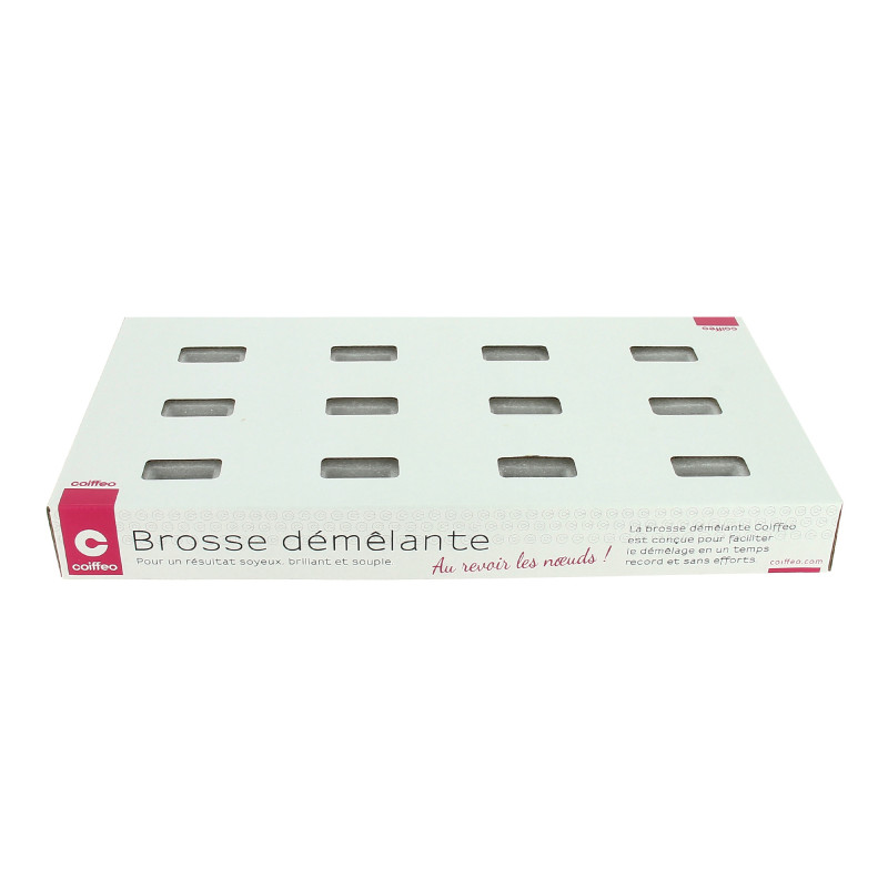 Présentoir brosses démêlantes (12 emplacements vides)