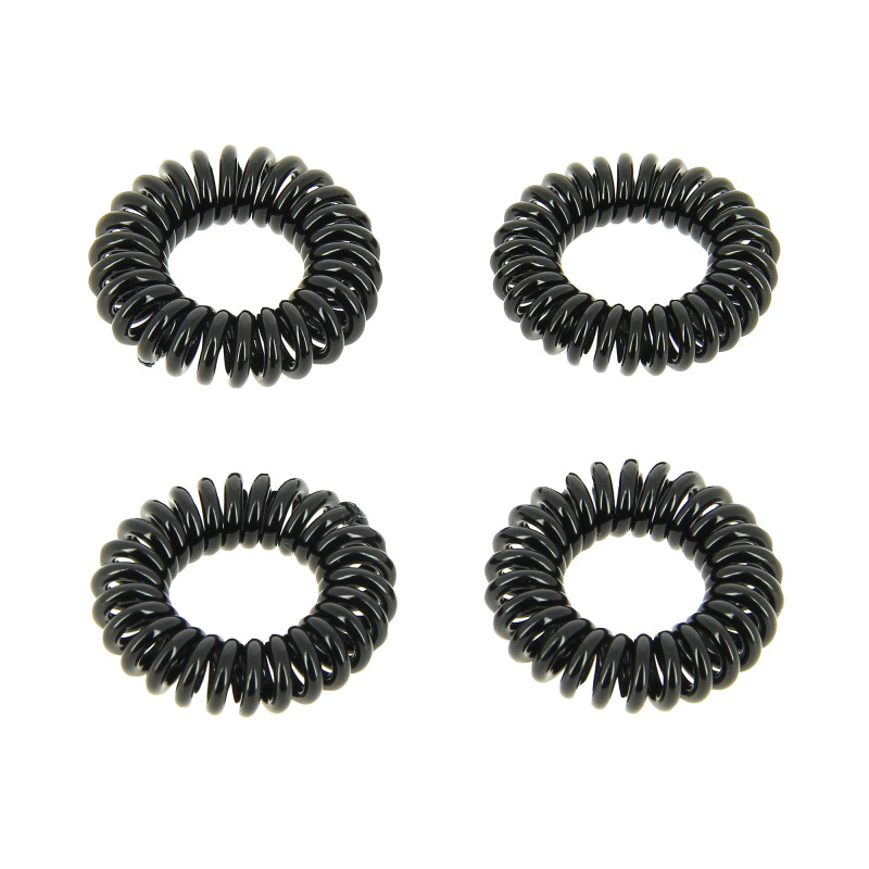 Elastique ressort noir x4