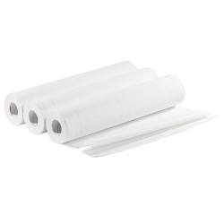 Lot de 3 draps d'examen jetables professionnels