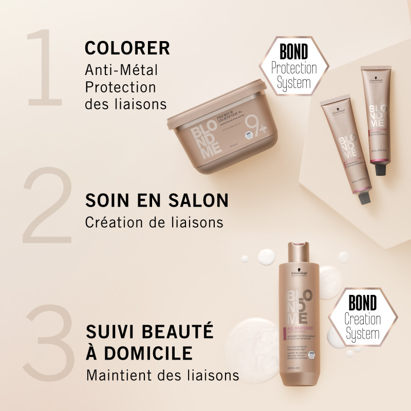 Poudre décolorante Premium Performance 9+ BlondMe