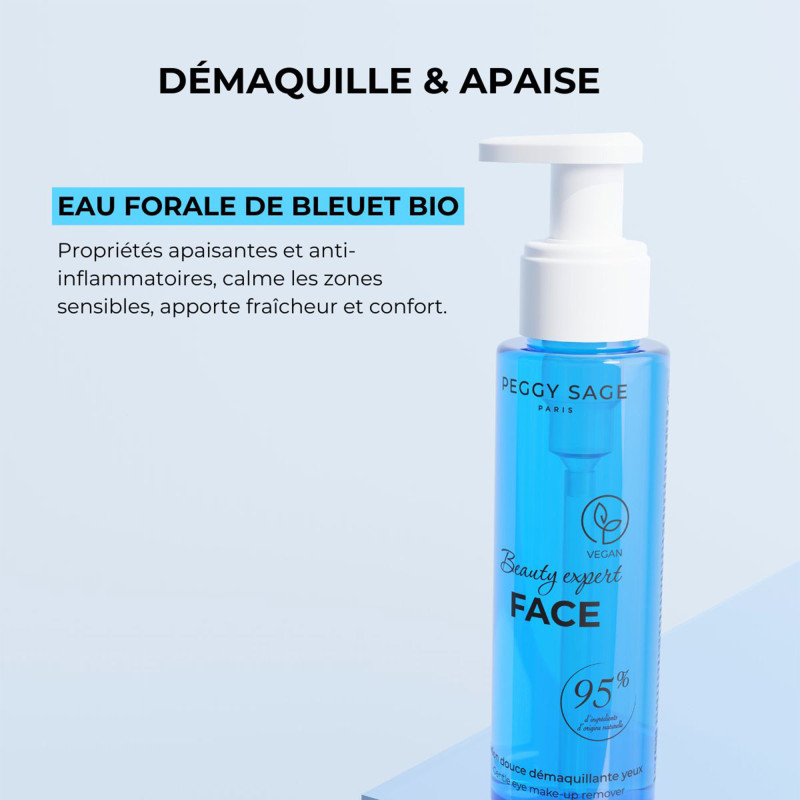 Lotion démaquillante yeux – douceur, fraîcheur, apaisement