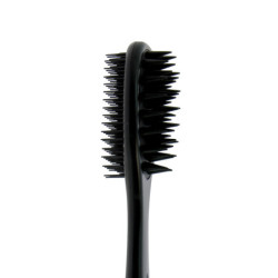 Brosse massante 2-en-1 Noire