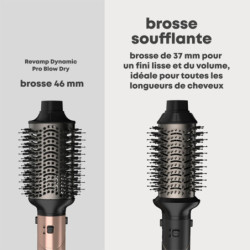 Brosse soufflante multifonction 7-en-1 – Air Ultime Ionique + trousse de beauté