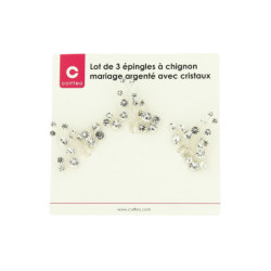 Lot de 3 épingles à chignon 