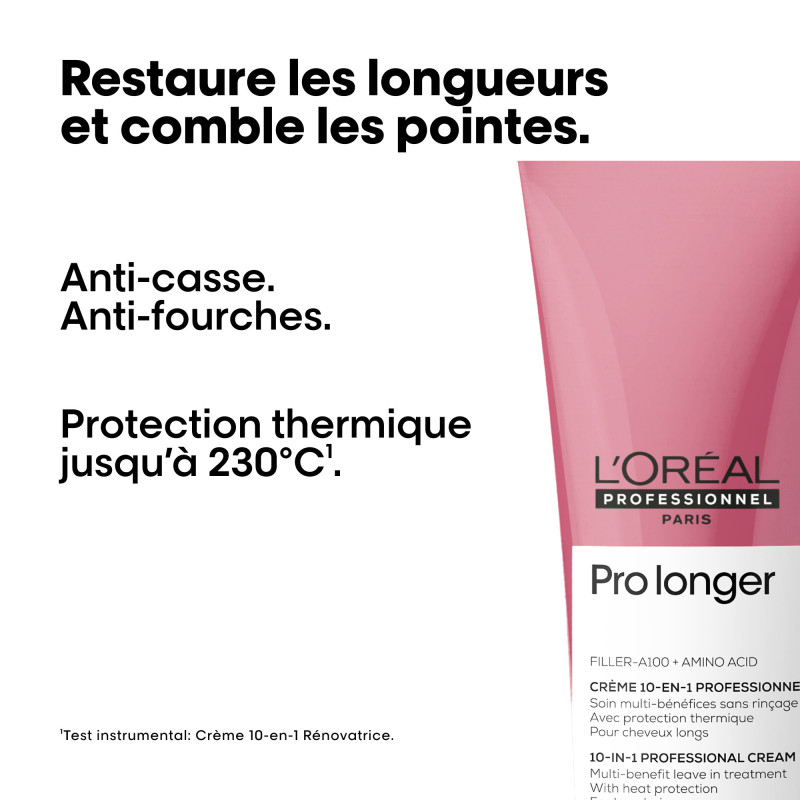 Crème 10-en-1 rénovatrice de longueurs et pointes Pro Longer