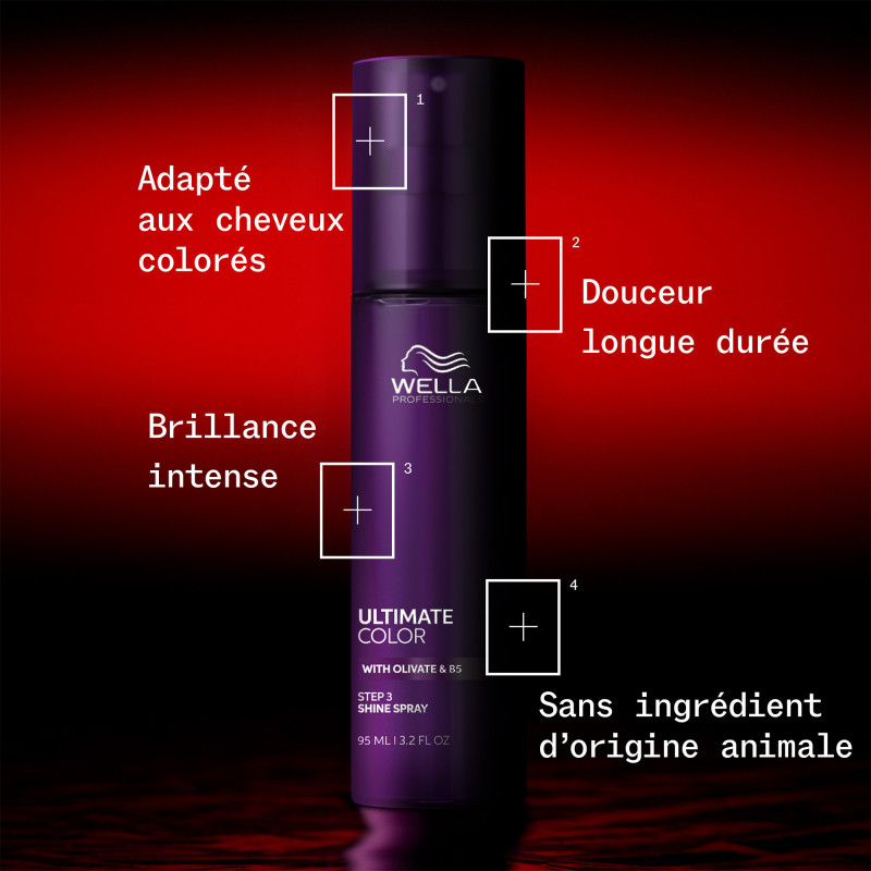 Spray brillance Ultimate Color – éclat, douceur, protection couleur