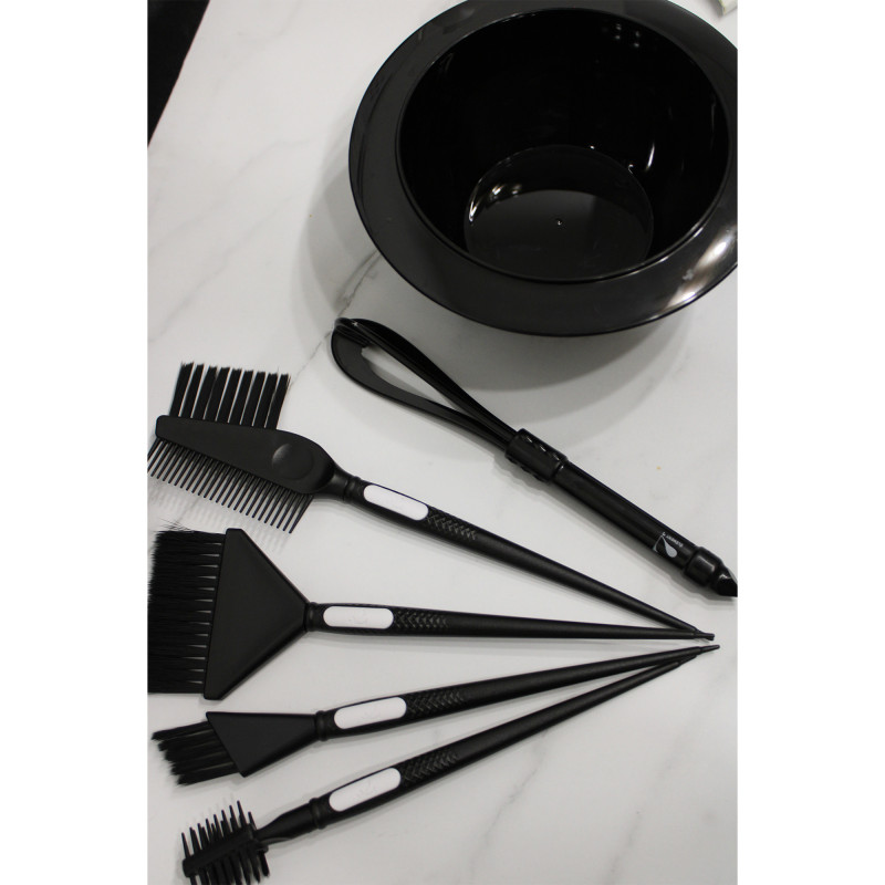 Fouet coloration 3-en-1 en silicone Noir