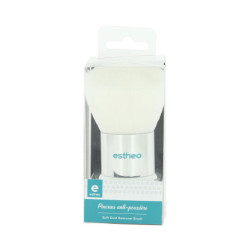 Pinceau anti-poussière Blanc & Argent