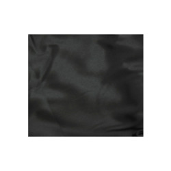 Serviette réversible cheveux microfibre et satin Noire