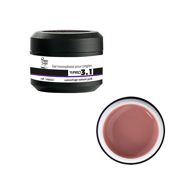 Gel de construction 3 en 1 Pro 3.1 Camouflage natural pink 15g