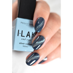 Vernis semi-permanent I-LAK Cat Eye - Silver Comet