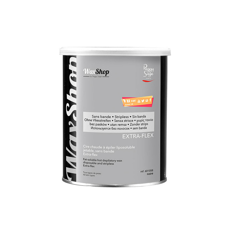 Pot de cire chaude liposoluble Noire