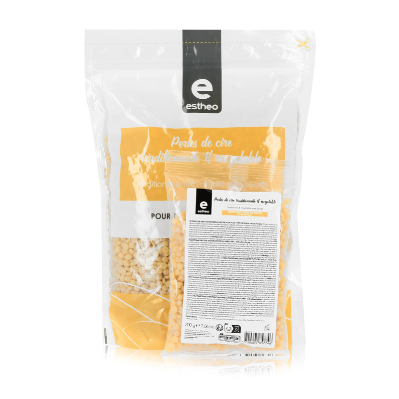 Cire gouttelette traditionnelle Jaune