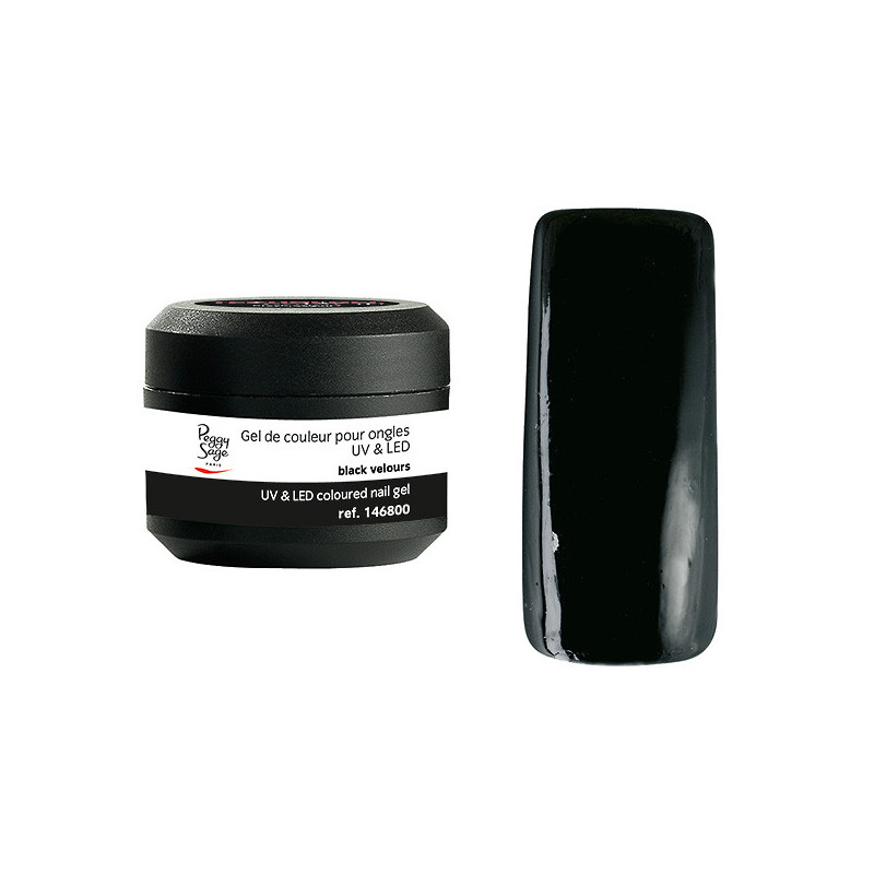 Gel de couleur UV & LED Technigel Color It Black velours 5g