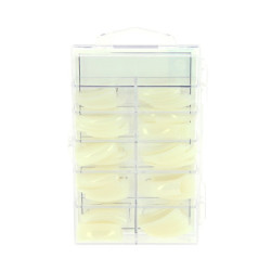 100 capsules professionnelles carrees petite encoche - naturel