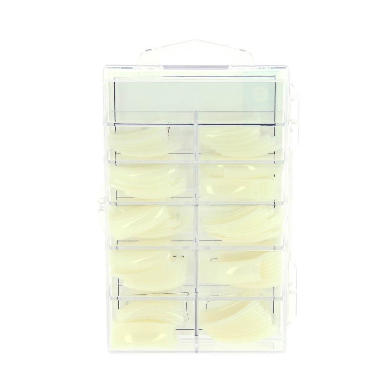 100 capsules professionnelles carrees petite encoche - naturel