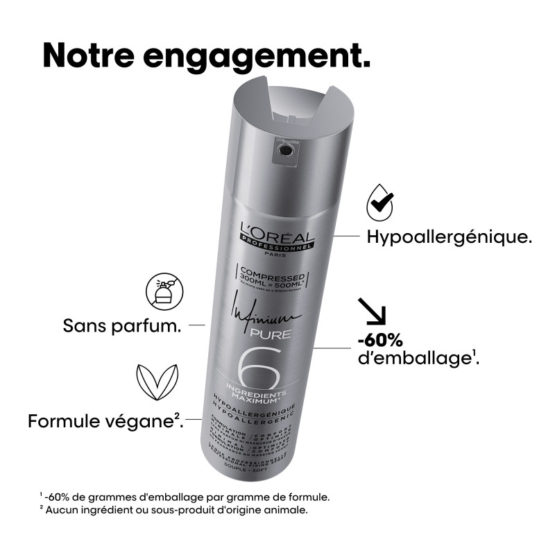 Laque Infinium Pure fixation souple