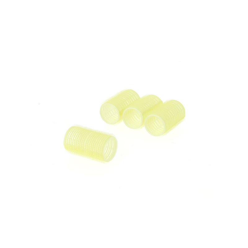 Rouleaux velcro 32mm x4 Jaune