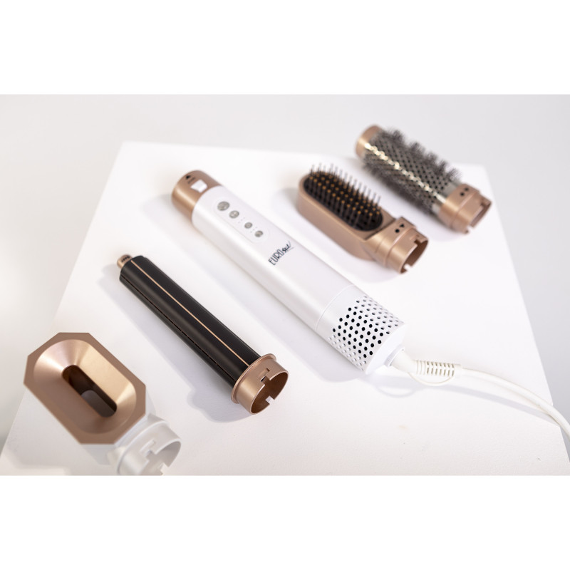 Outil de coiffage 5-en-1 PENTA - embouts interchangeables, coiffures infinies