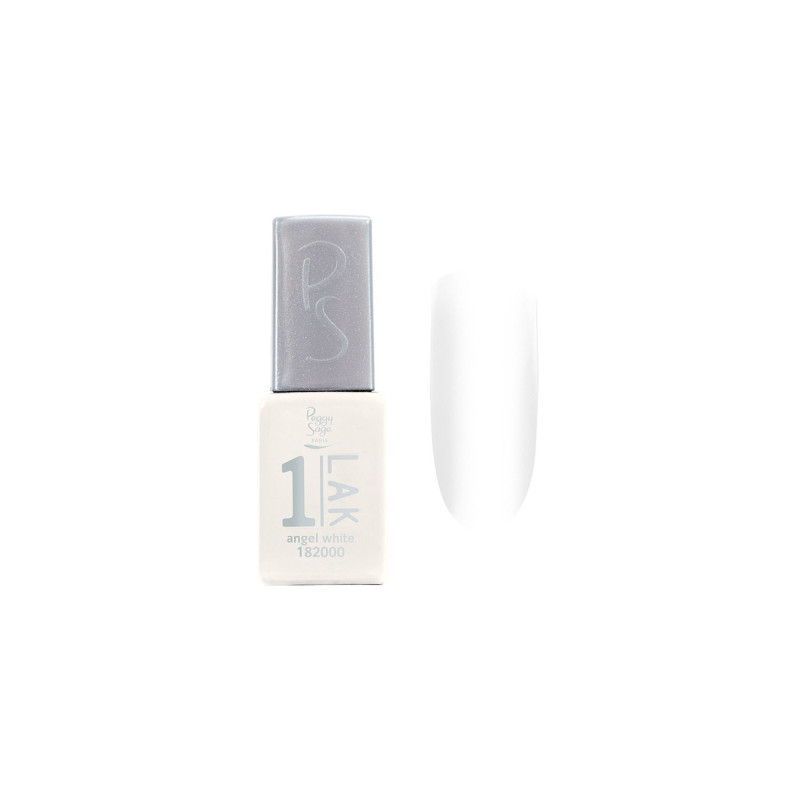 Mini vernis semi-permanent 1-LAK - Angel white